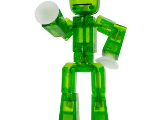 Stikbot Personaggio Verde Trasparente: Bron-Bot