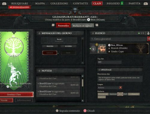 CLAN GildaEsploratoriErranti in Diablo IV