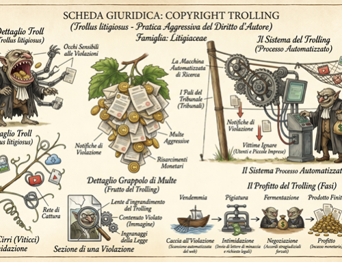 Cos’è il “Copyright Trolling” e suggerimenti su come tutelarsi, rispettando i diritti degli autori di file media