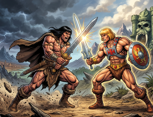 La diatriba tra Conan il Barbaro e He-Man (Masters of the Universe)