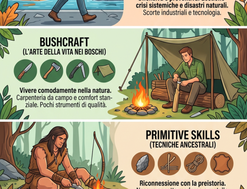 Oltre il “Vagare nel Bosco”: Guida Completa alle 4 Discipline dell’Autosufficienza Outdoor